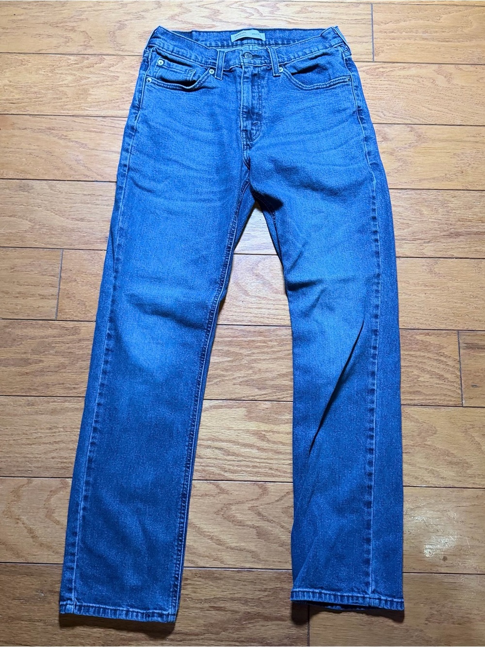Signature by Levi Strauss Men's Straight Blue Jeans